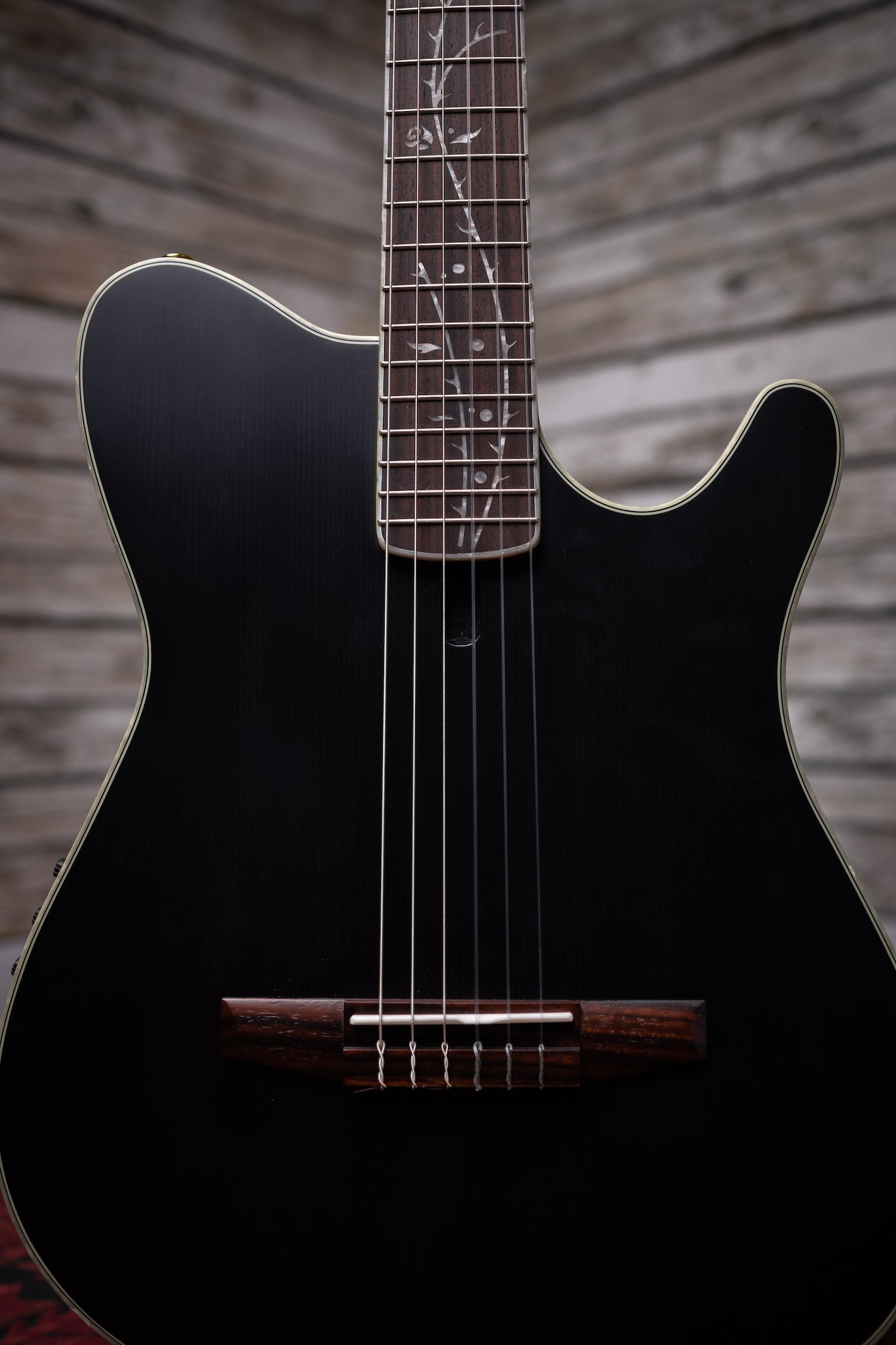 Ibanez TOD10N Tim Henson Signature Nylon-string Acoustic-Electric Guitar - Black