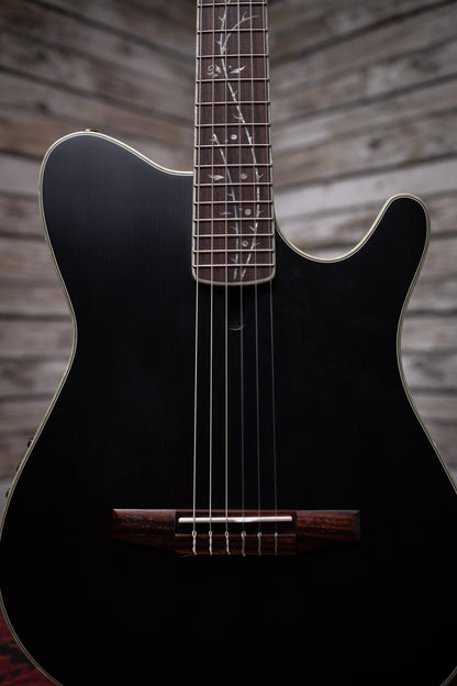 Ibanez TOD10N Tim Henson Signature Nylon-string Acoustic-Electric Guitar - Black