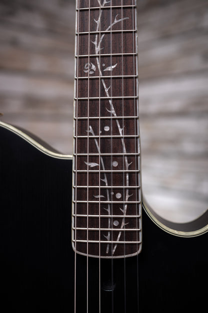 Ibanez TOD10N Tim Henson Signature Nylon-string Acoustic-Electric Guitar - Black