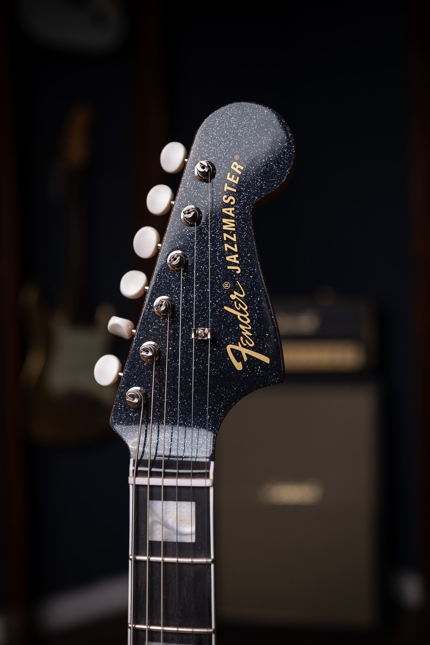Fender Limited Edition Gold Foil Series Jazzmaster - Black Sparkle