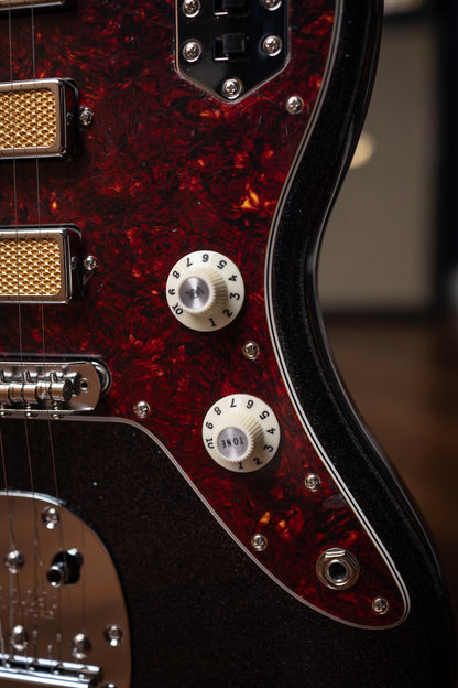 Fender Limited Edition Gold Foil Series Jazzmaster - Black Sparkle