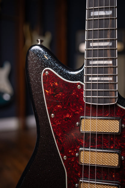 Fender Limited Edition Gold Foil Series Jazzmaster - Black Sparkle