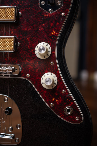 Fender Limited Edition Gold Foil Series Jazzmaster - Black Sparkle
