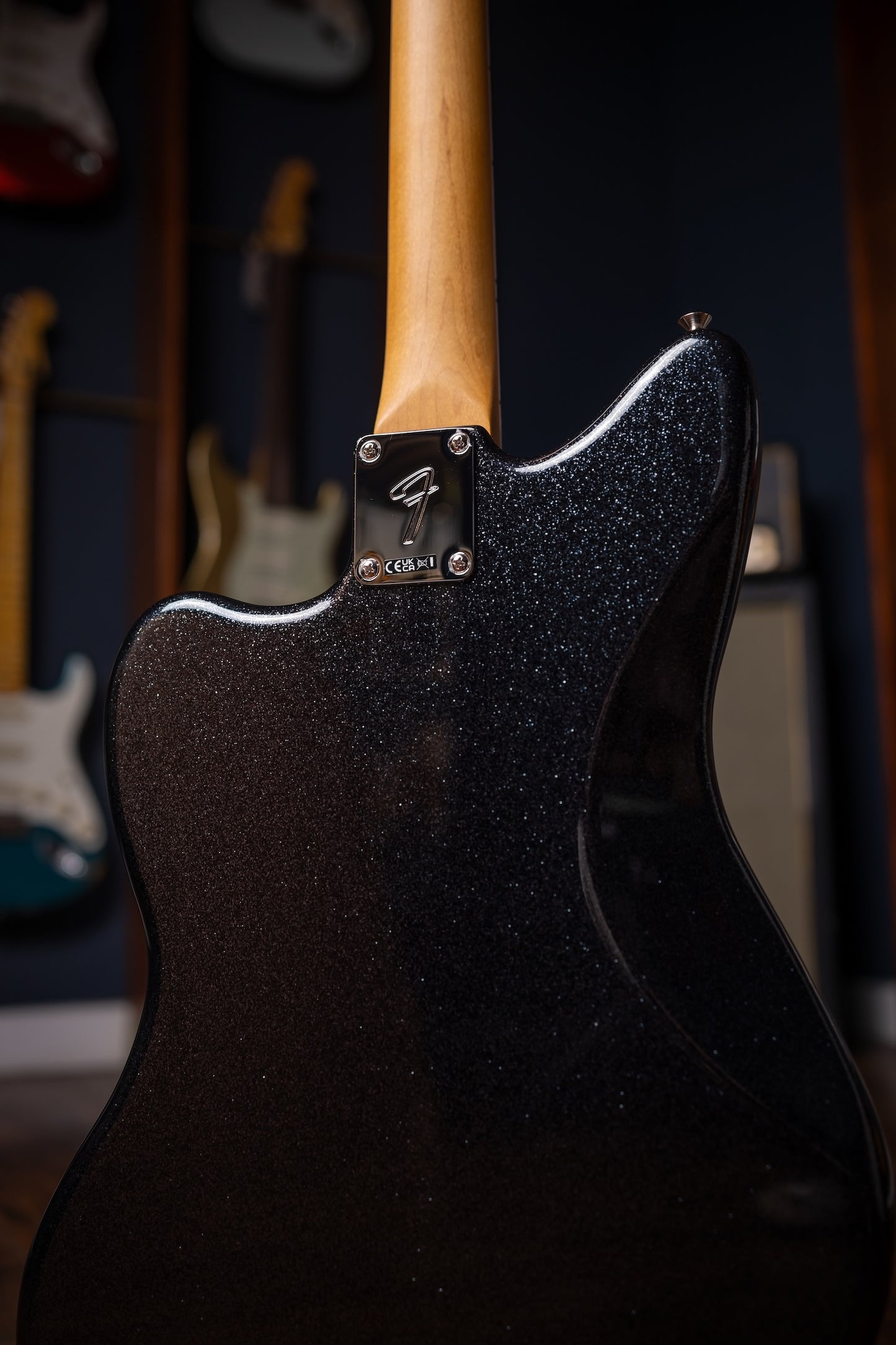 Fender Limited Edition Gold Foil Series Jazzmaster - Black Sparkle