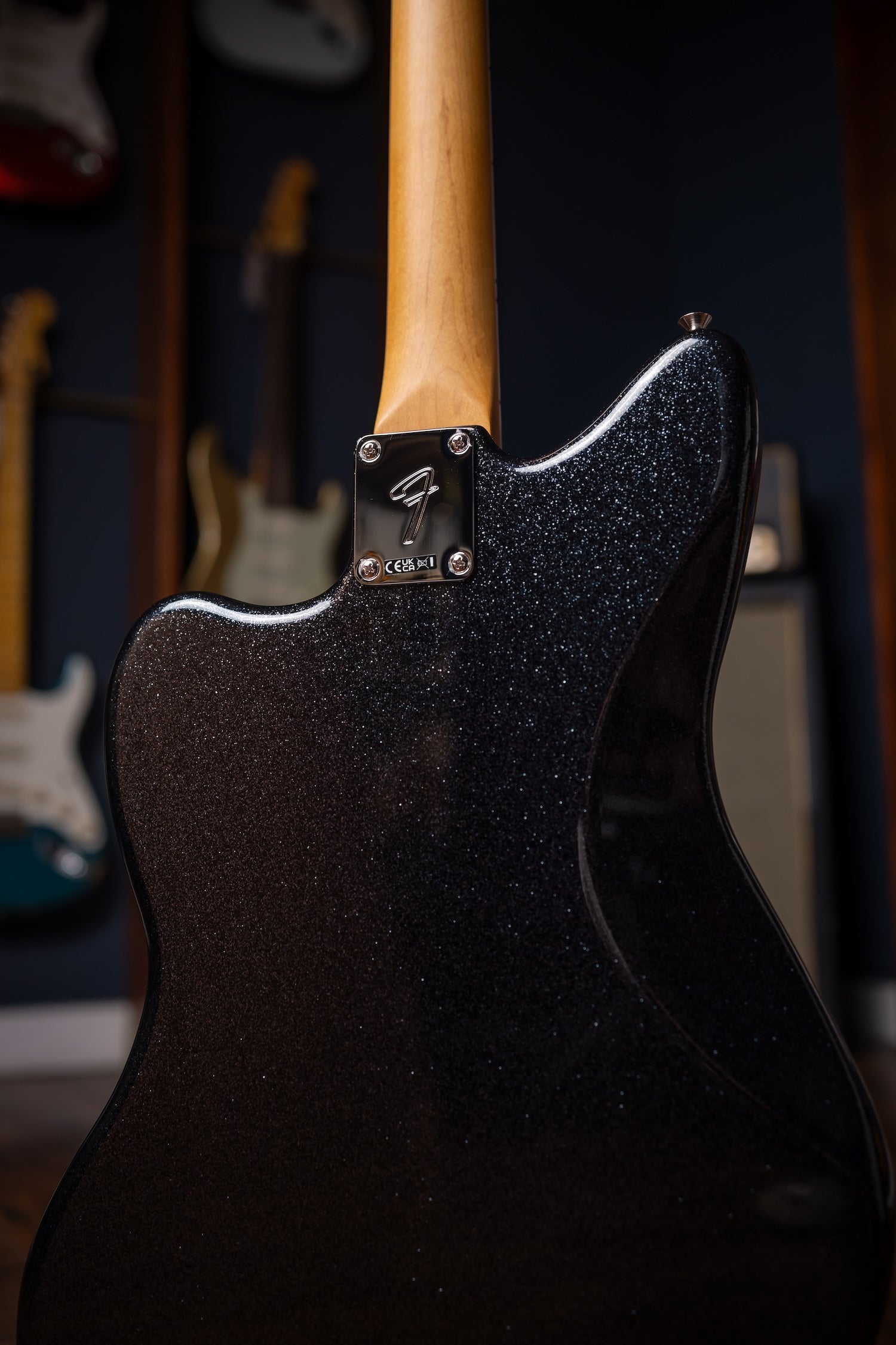 Fender Limited Edition Gold Foil Series Jazzmaster - Black Sparkle