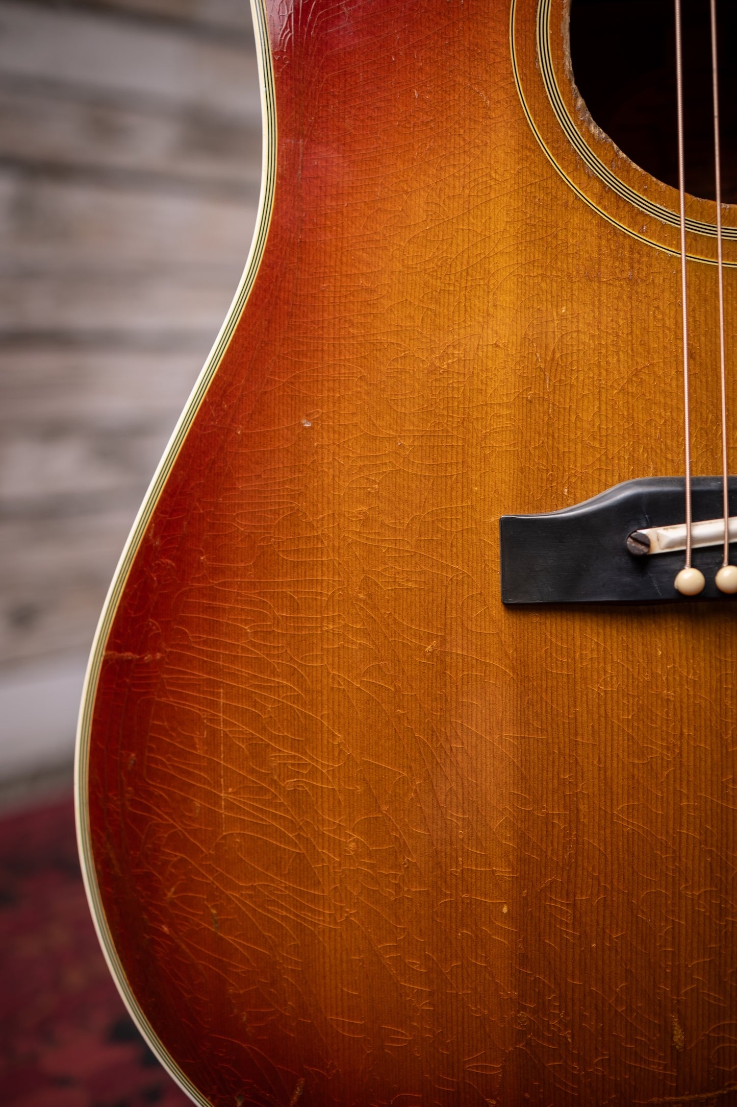 1963 Gibson Hummingbird – Cherry Sunburst