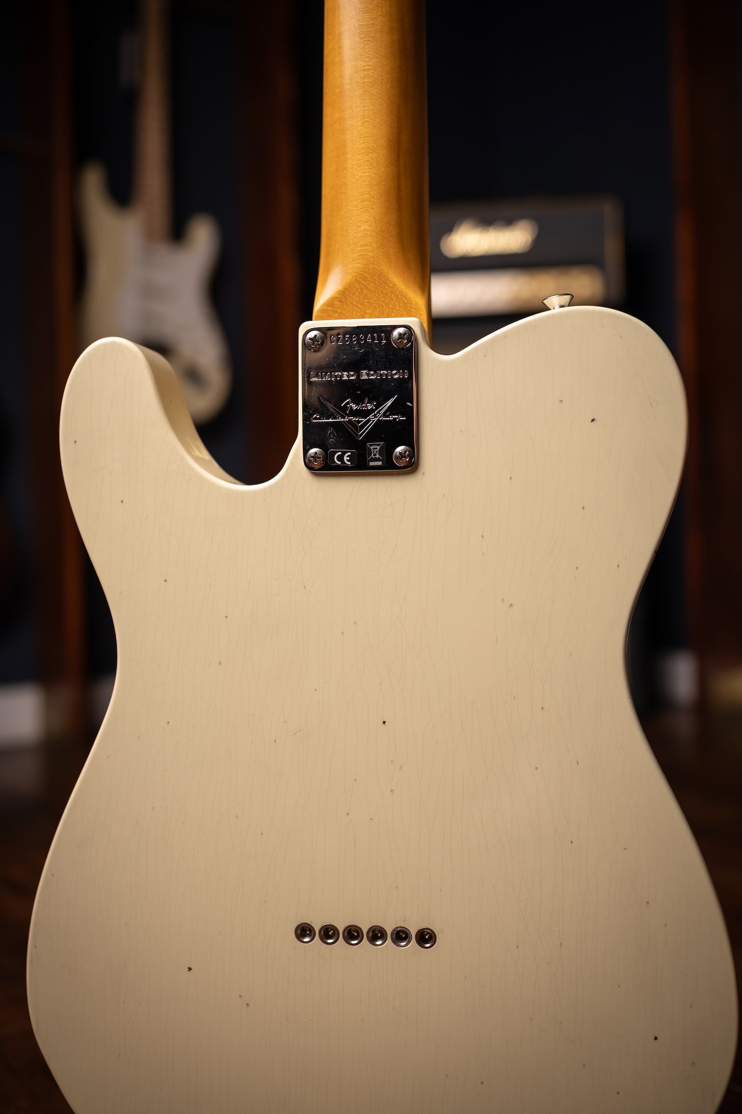 Fender Custom Shop 1963 Telecaster Journeyman Relic Electric Guitar - Vintage White