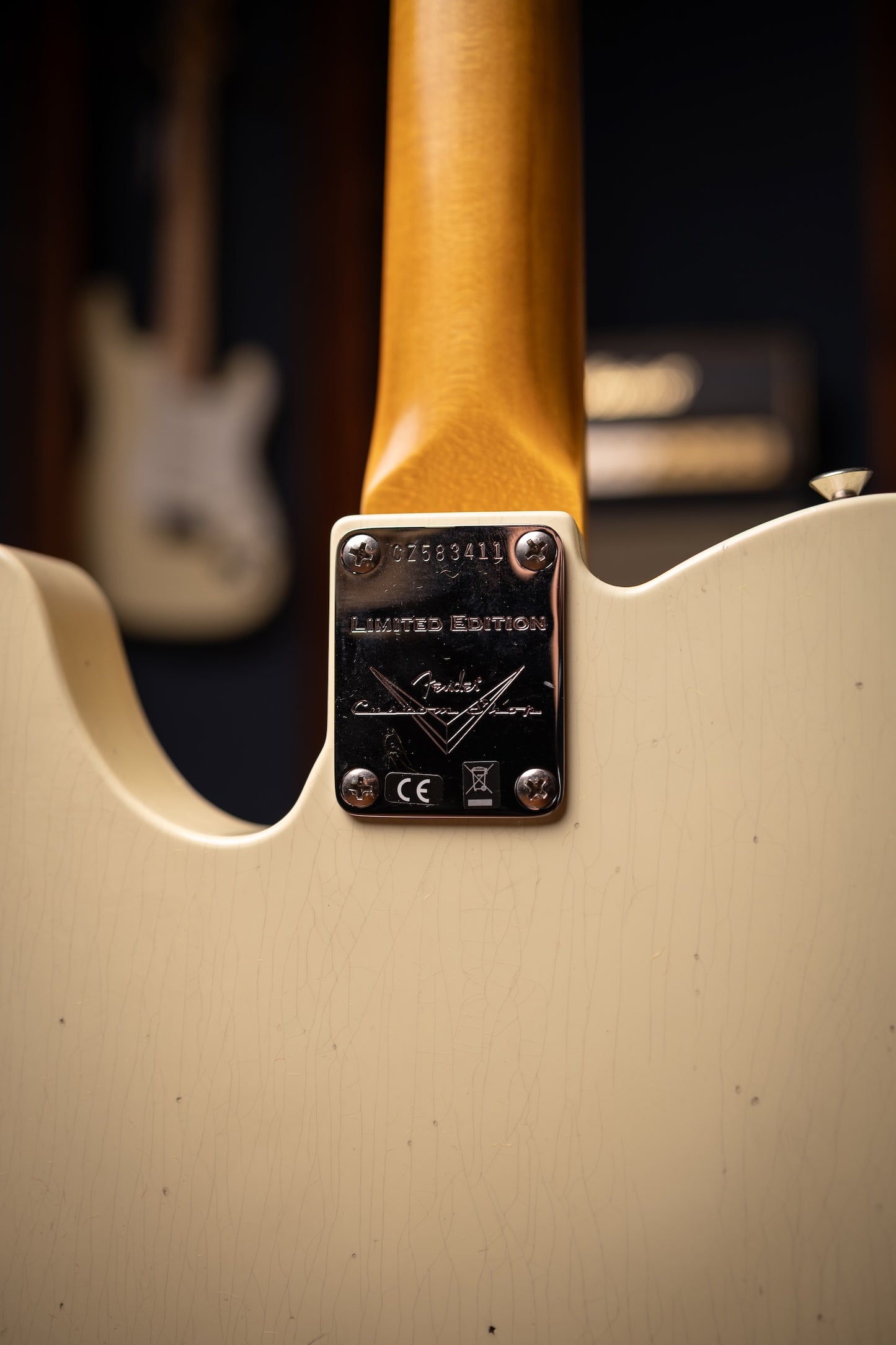 Fender Custom Shop 1963 Telecaster Journeyman Relic Electric Guitar - Vintage White