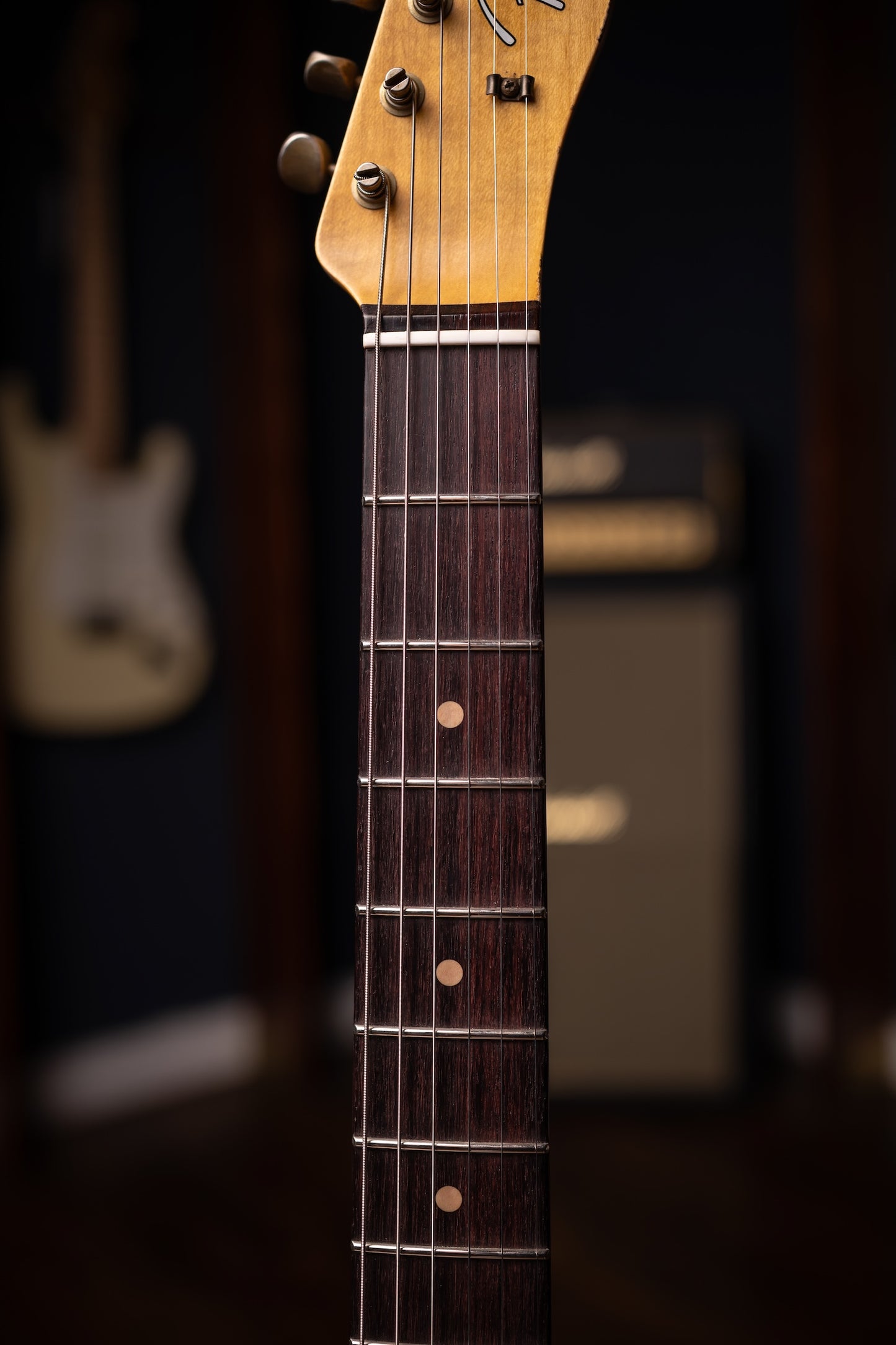 Fender Custom Shop 1963 Telecaster® Relic®, 3A Rosewood Fingerboard  Electric Guitar - Aged Lake Placid Blue