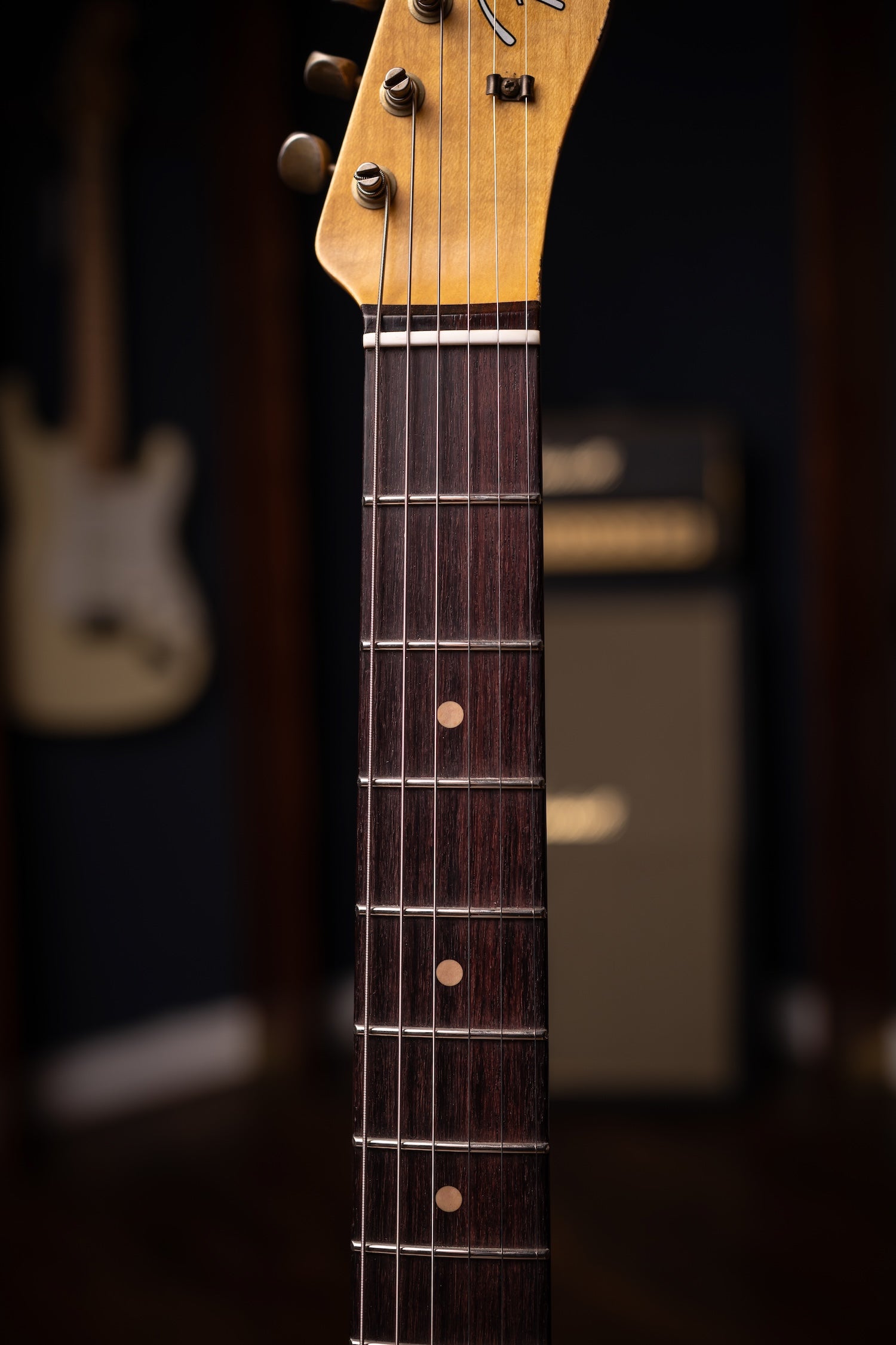 Fender Custom Shop 1963 Telecaster® Relic®, 3A Rosewood Fingerboard  Electric Guitar - Aged Lake Placid Blue