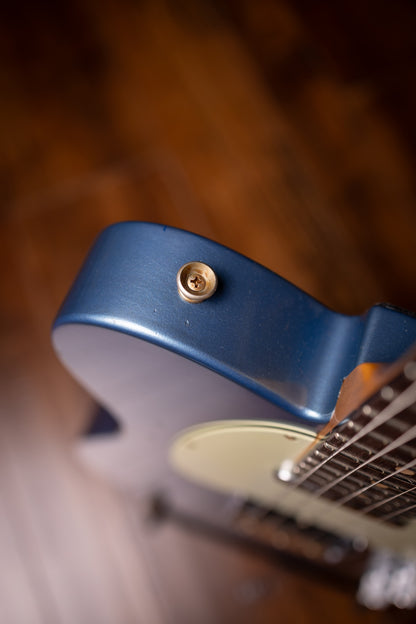 Fender Custom Shop 1963 Telecaster® Relic®, 3A Rosewood Fingerboard  Electric Guitar - Aged Lake Placid Blue