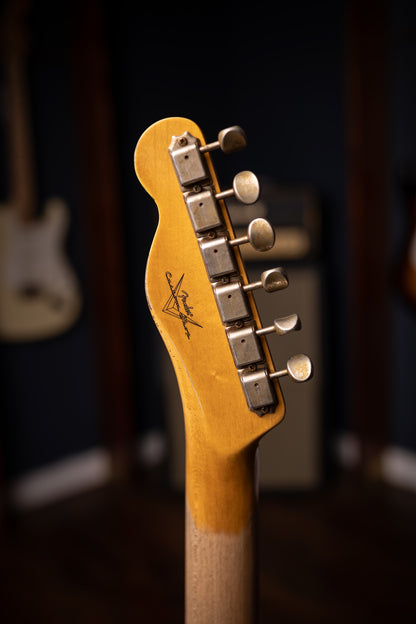 Fender Custom Shop 1963 Telecaster® Relic®, 3A Rosewood Fingerboard  Electric Guitar - Aged Lake Placid Blue