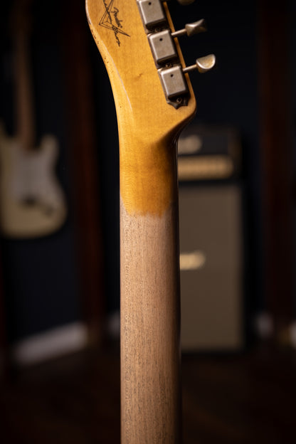 Fender Custom Shop 1963 Telecaster® Relic®, 3A Rosewood Fingerboard  Electric Guitar - Aged Lake Placid Blue