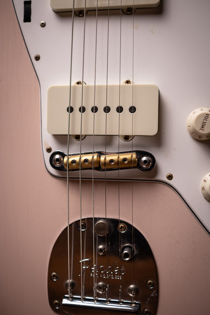 Fender Custom Shop 1963 Jazzmaster® Relic®, Rosewood Fingerboard Electric Guitar - Aged Shell Pink