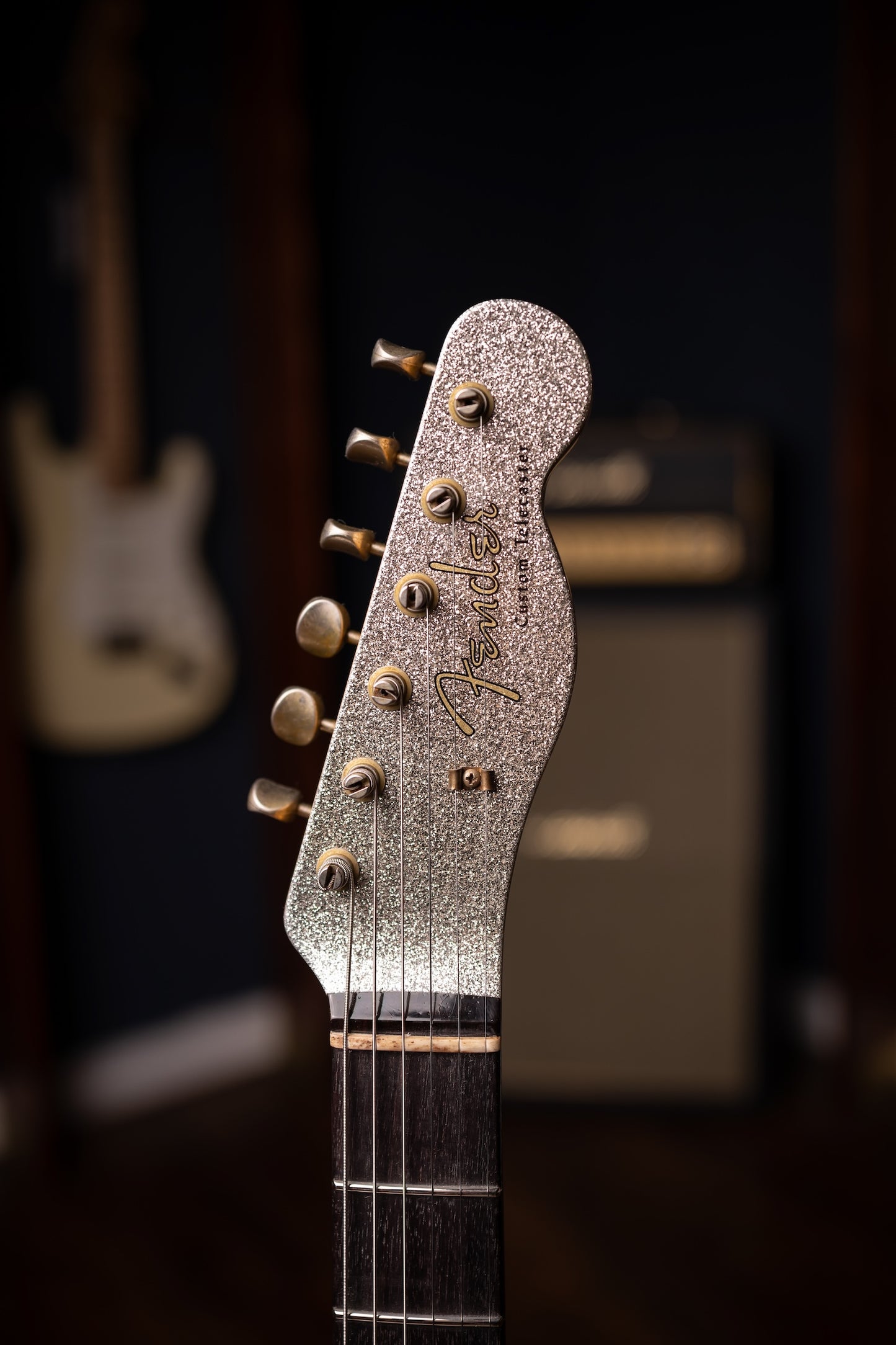 Fender Ltd. Ed. CuNiFe Telecaster Custom Journeyman Relic - Aged Silver Sparkle