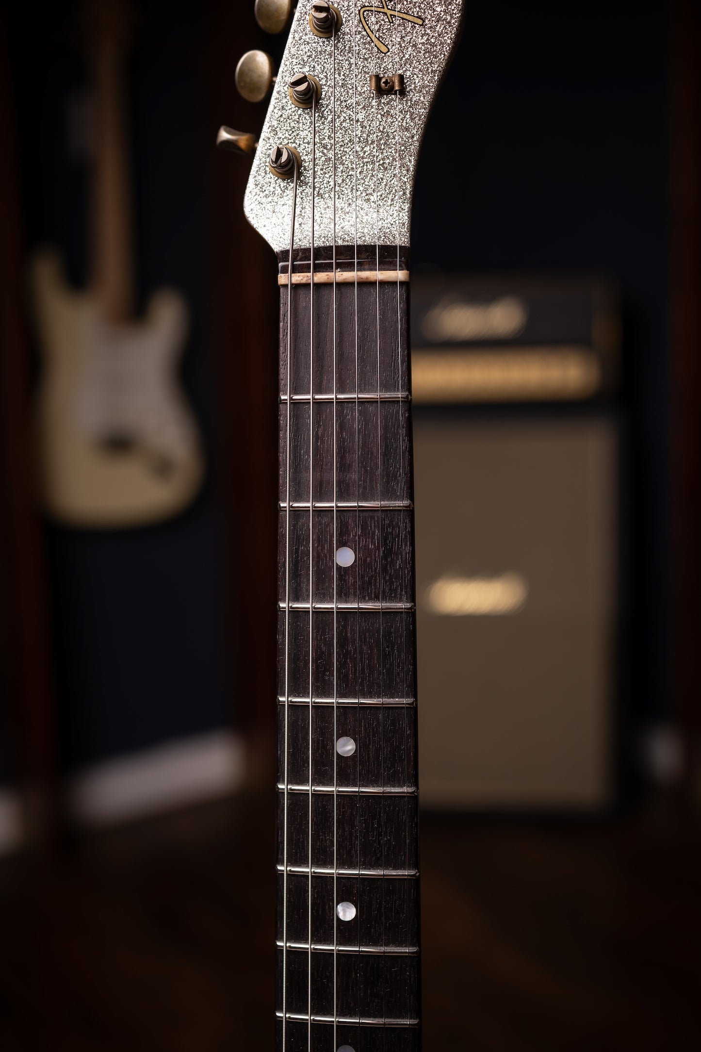 Fender Ltd. Ed. CuNiFe Telecaster Custom Journeyman Relic - Aged Silver Sparkle