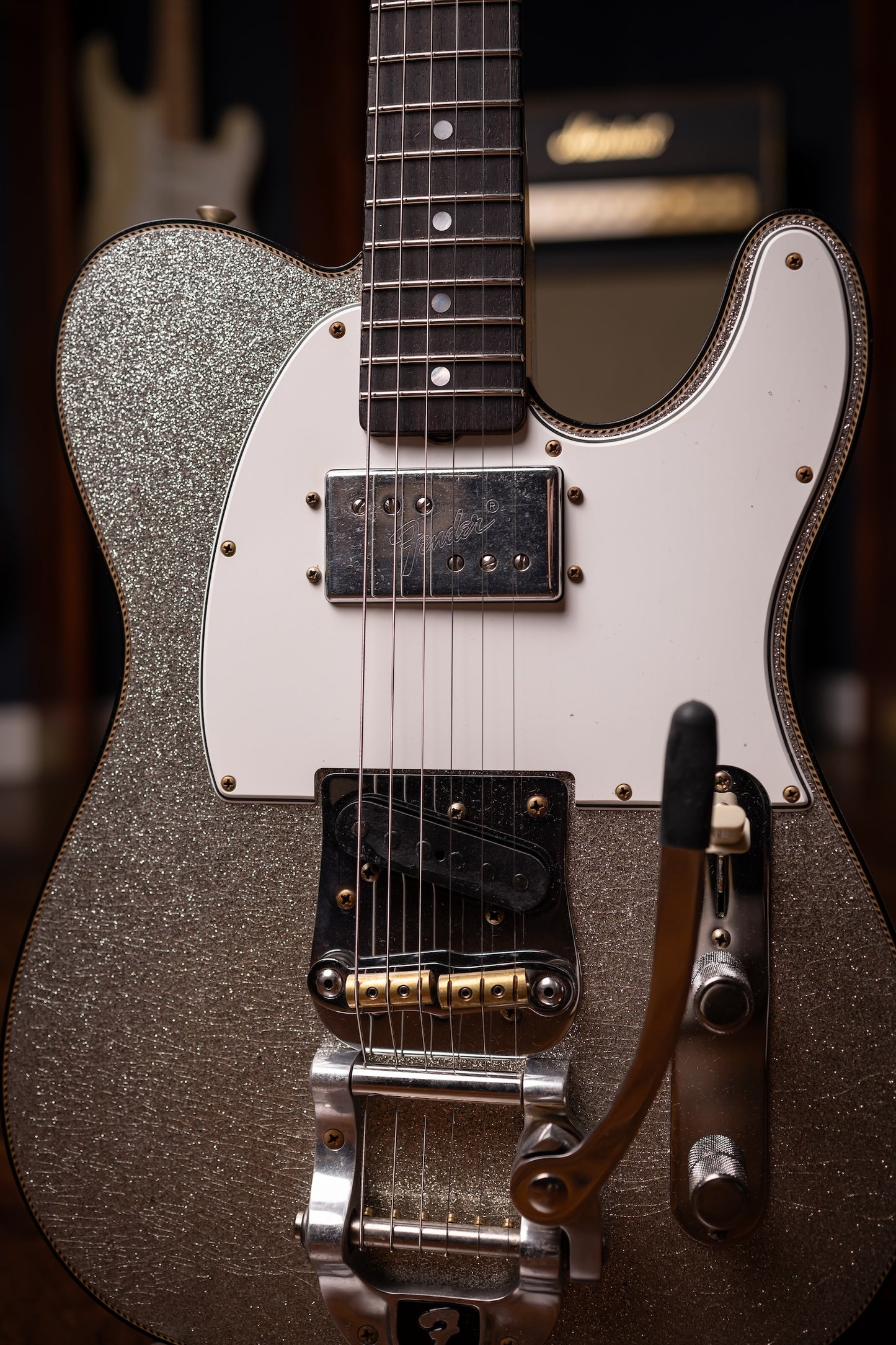 Fender Ltd. Ed. CuNiFe Telecaster Custom Journeyman Relic - Aged Silver Sparkle