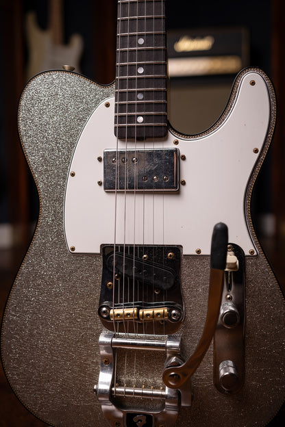 Fender Ltd. Ed. CuNiFe Telecaster Custom Journeyman Relic - Aged Silver Sparkle