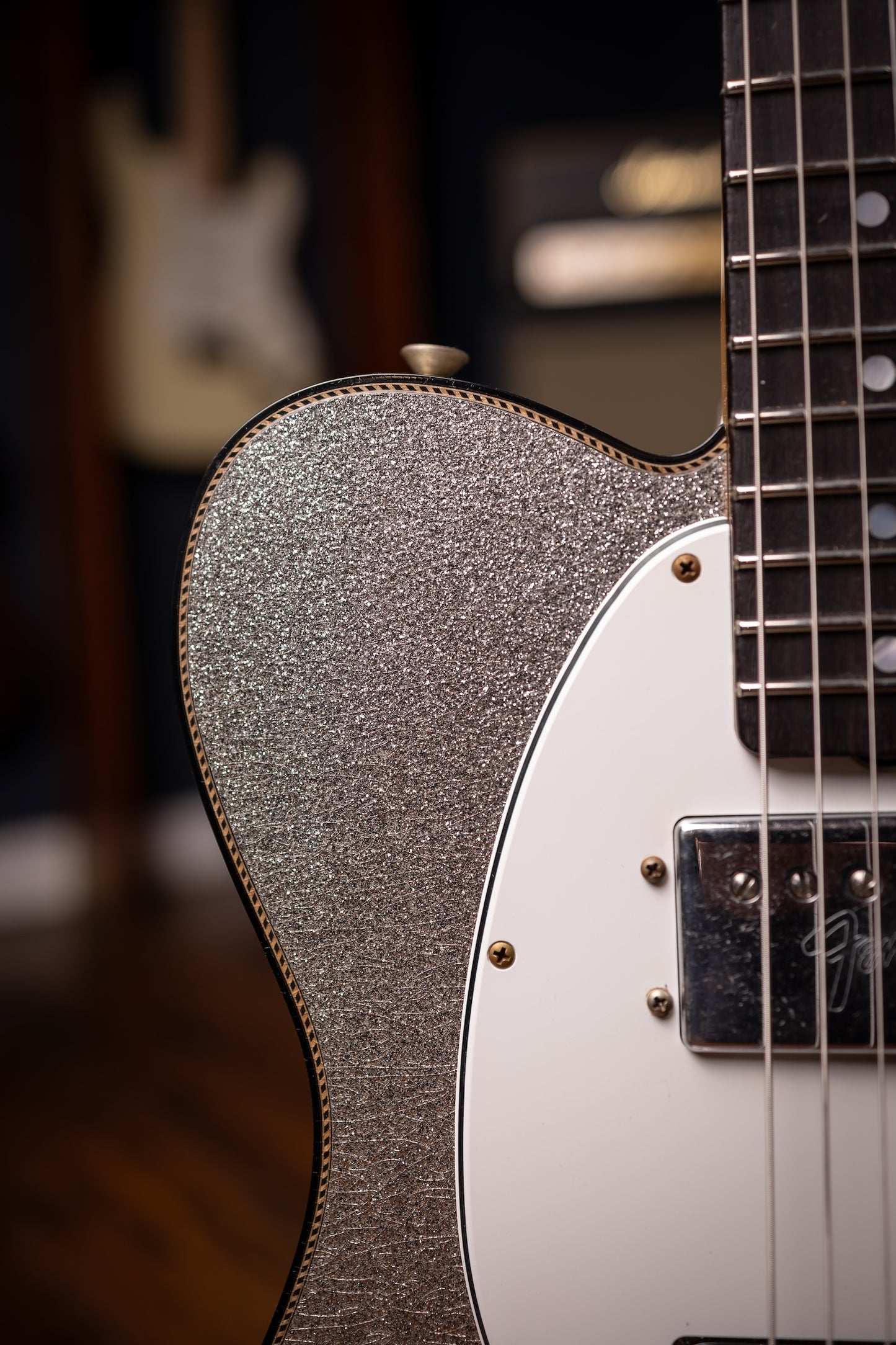 Fender Ltd. Ed. CuNiFe Telecaster Custom Journeyman Relic - Aged Silver Sparkle