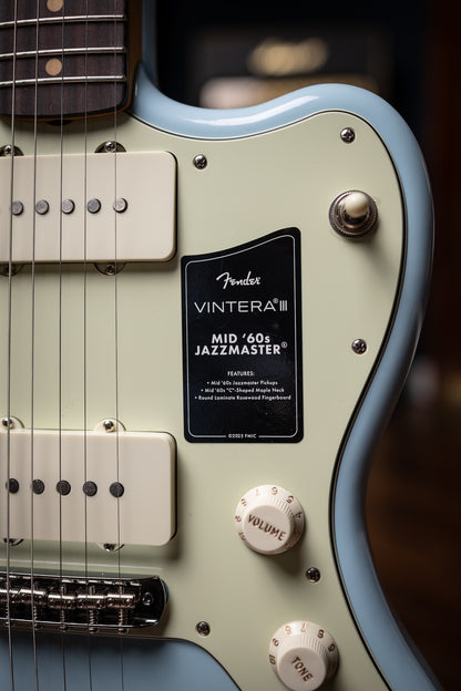 Fender Vintera III Mid '60s Jazzmaster - Sonic Blue