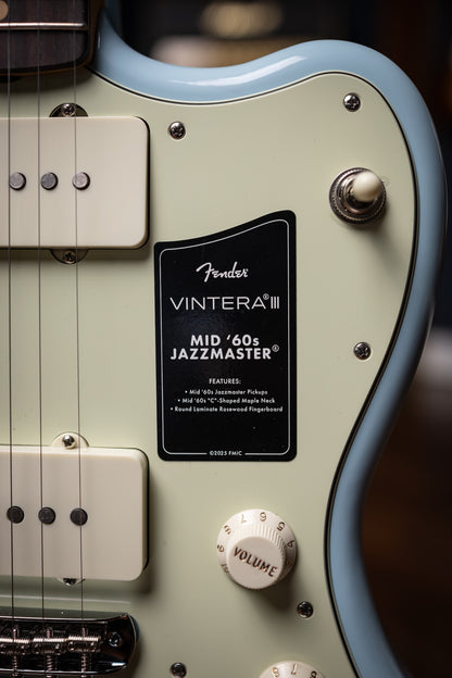 Fender Vintera III Mid '60s Jazzmaster - Sonic Blue