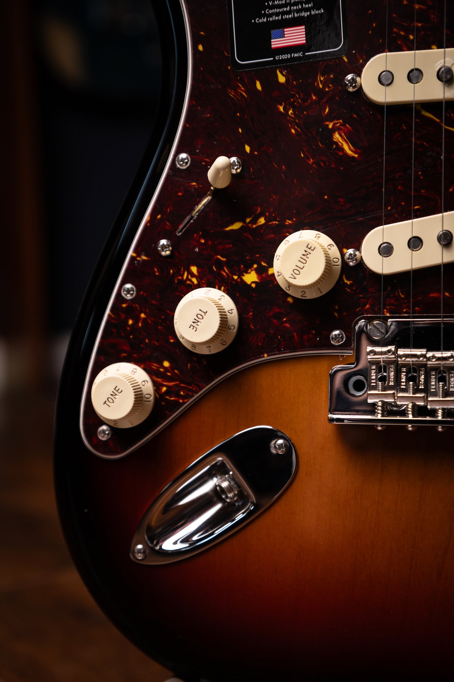 Fender American Professional II Stratocaster Left-Handed Electric Guitar - 3-Color Sunburst