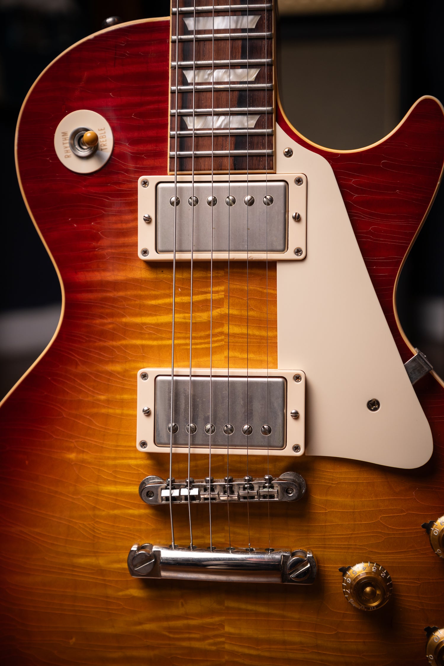 2008 Gibson Custom Shop 50th Anniversary 1958 Les Paul Flame Top Reissue Murphy Aged - Cherry Sunburst