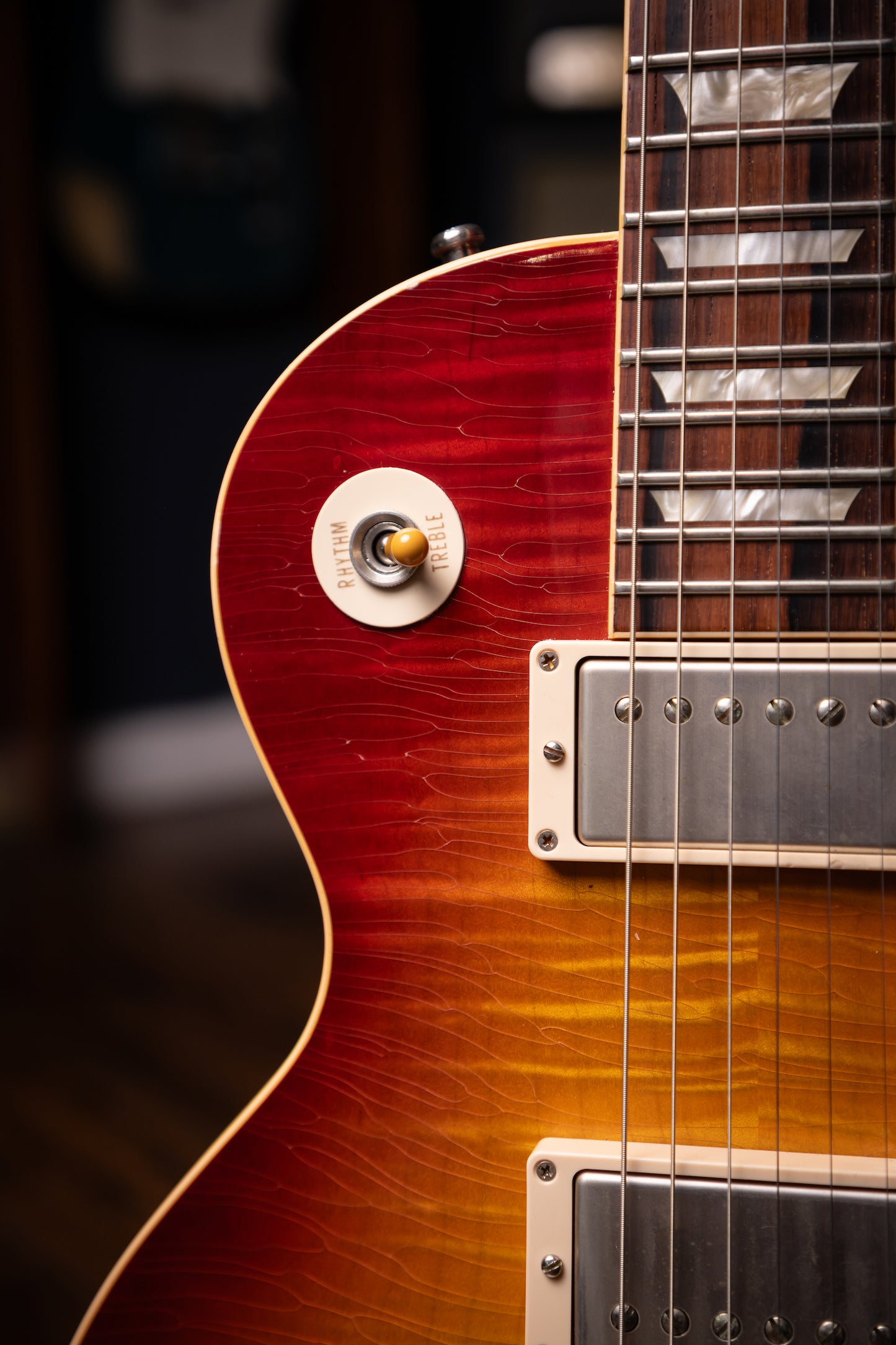 2008 Gibson Custom Shop 50th Anniversary 1958 Les Paul Flame Top Reissue Murphy Aged - Cherry Sunburst