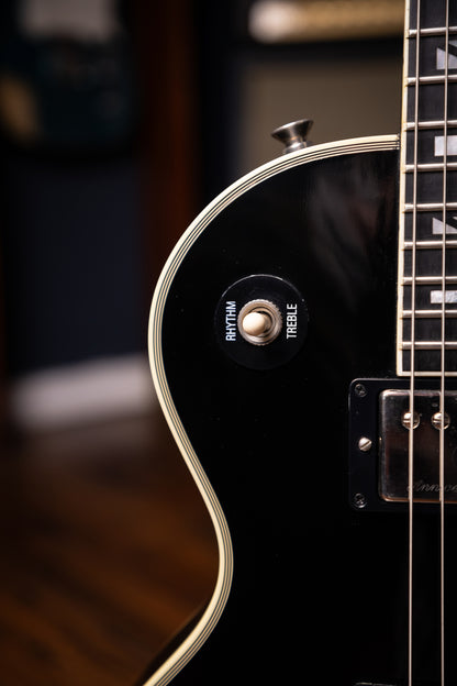 2010 Gibson Custom Shop 1968 Les Paul Custom Electric Guitar (50th Anniversary Seymour Duncan Pickups Installed) - Ebony