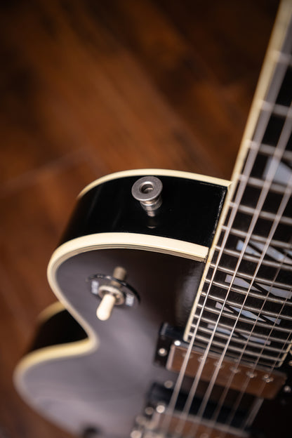 2010 Gibson Custom Shop 1968 Les Paul Custom Electric Guitar (50th Anniversary Seymour Duncan Pickups Installed) - Ebony
