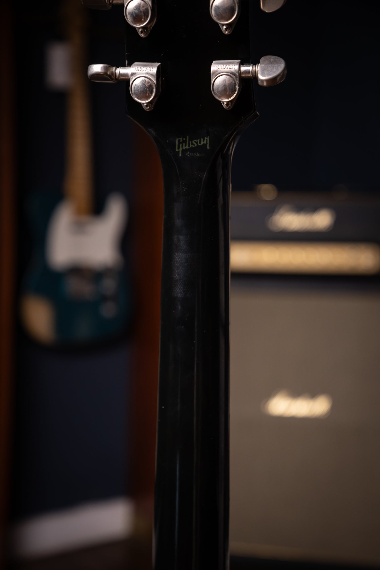 2010 Gibson Custom Shop 1968 Les Paul Custom Electric Guitar (50th Anniversary Seymour Duncan Pickups Installed) - Ebony