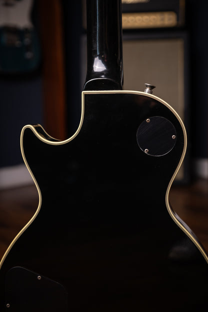 2010 Gibson Custom Shop 1968 Les Paul Custom Electric Guitar (50th Anniversary Seymour Duncan Pickups Installed) - Ebony