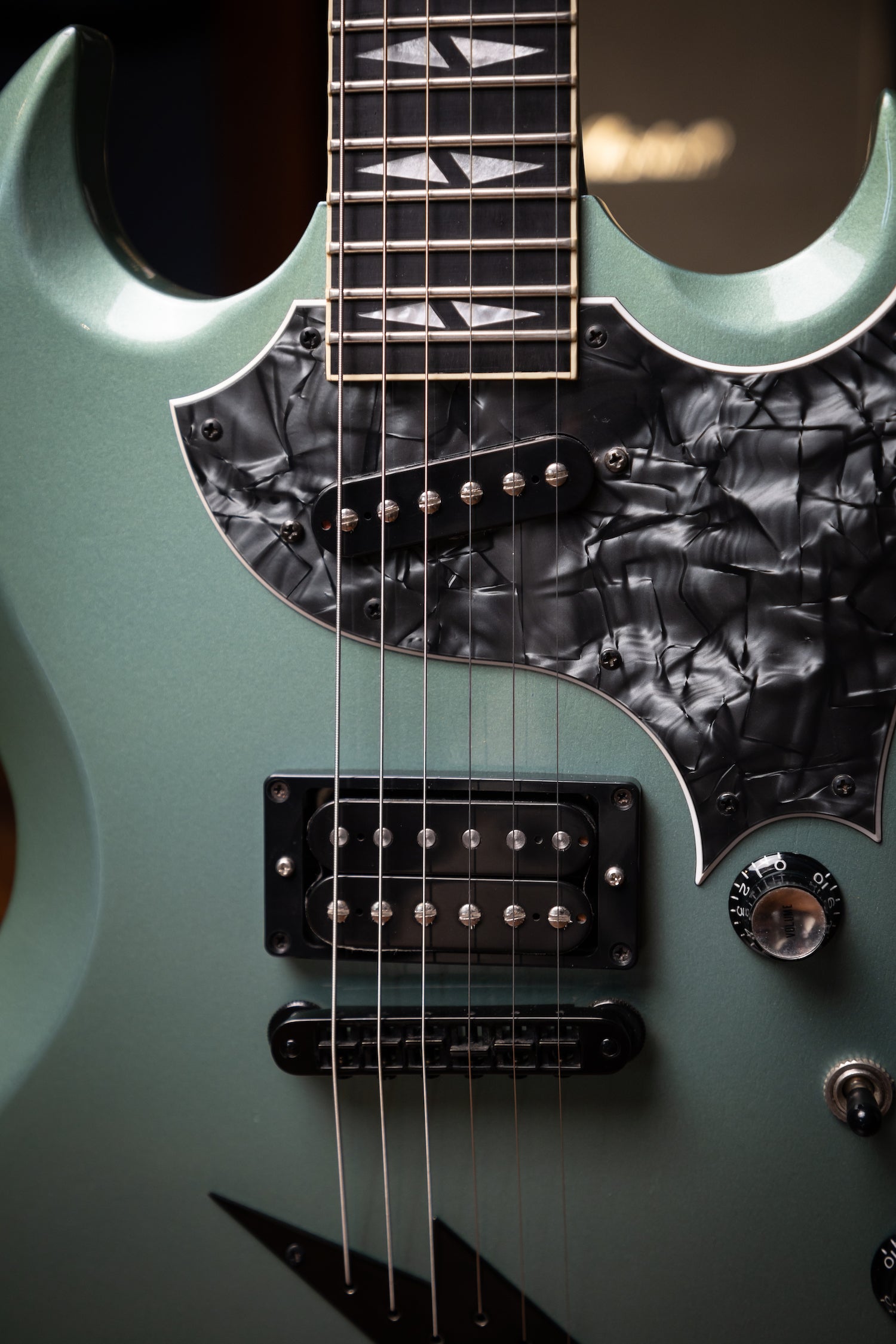 1998 Gibson SG-Z Electric Guitar - Verdigris Teal Metallic