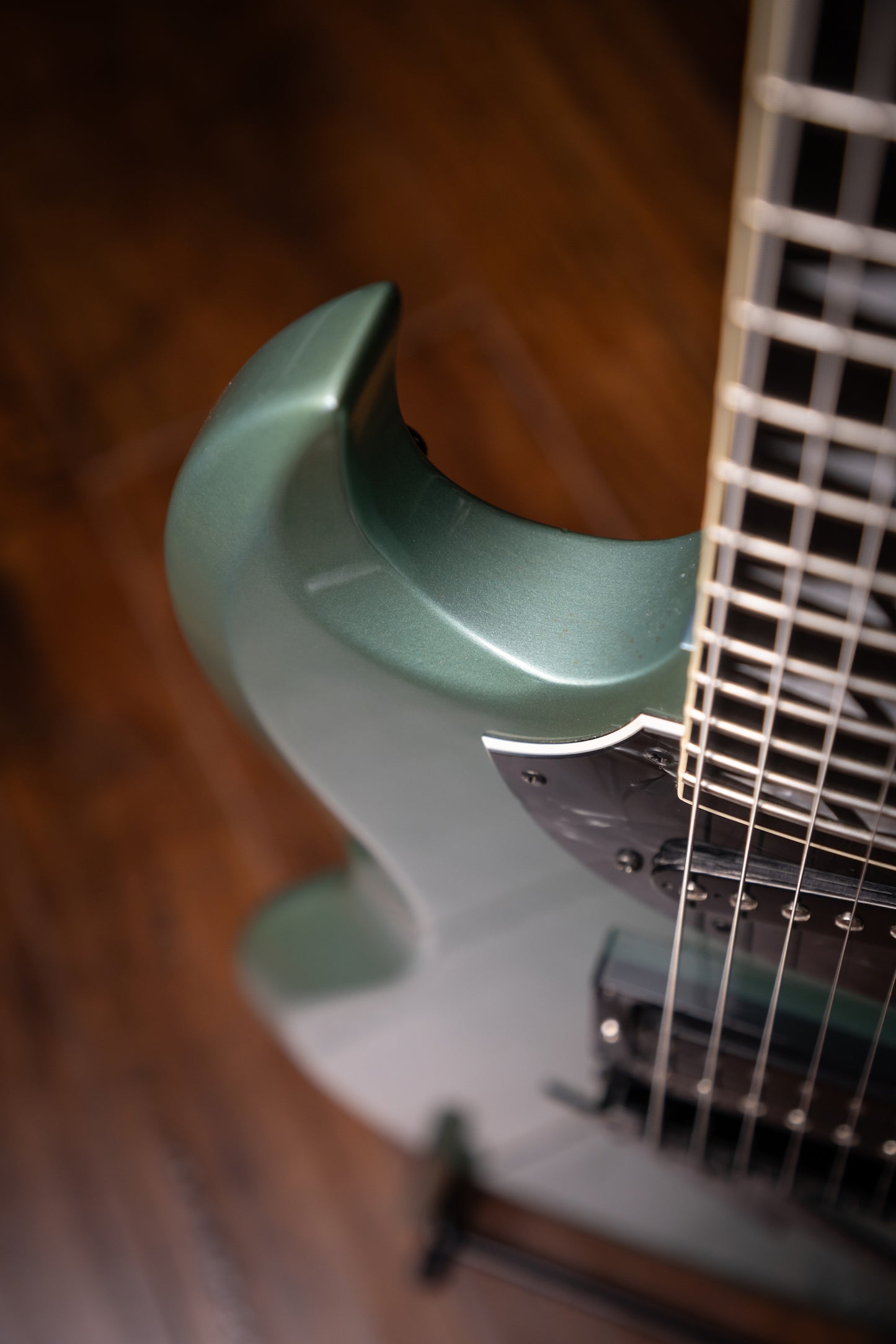 1998 Gibson SG-Z Electric Guitar - Verdigris Teal Metallic