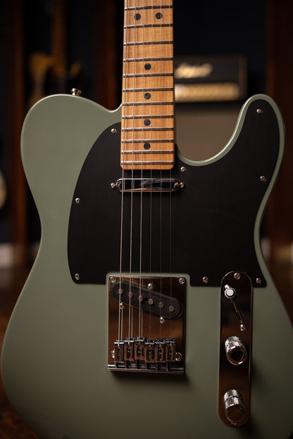 Fender Limited Edition American Ultra II Telecaster Electric Guitar - Antique Olive with Hardshell Case