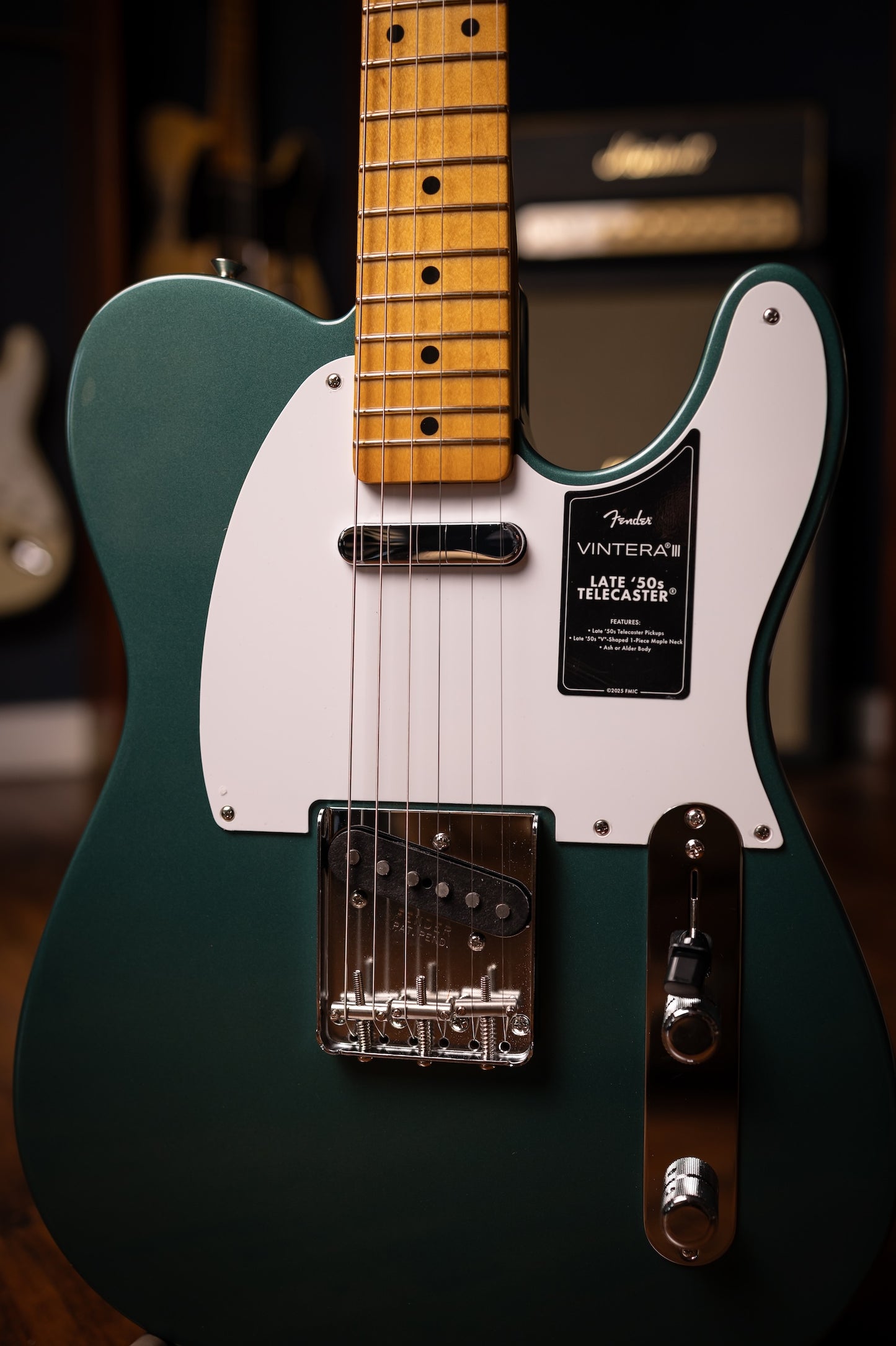 Fender Vintera III Late '60s Custom Telecaster - Sherwood Green Metallic