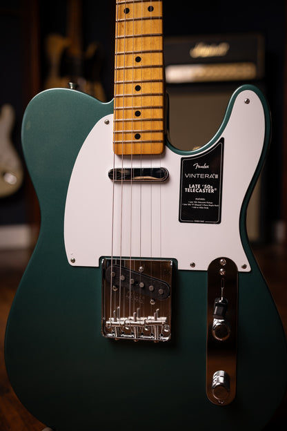 Fender Vintera III Late '60s Custom Telecaster - Sherwood Green Metallic