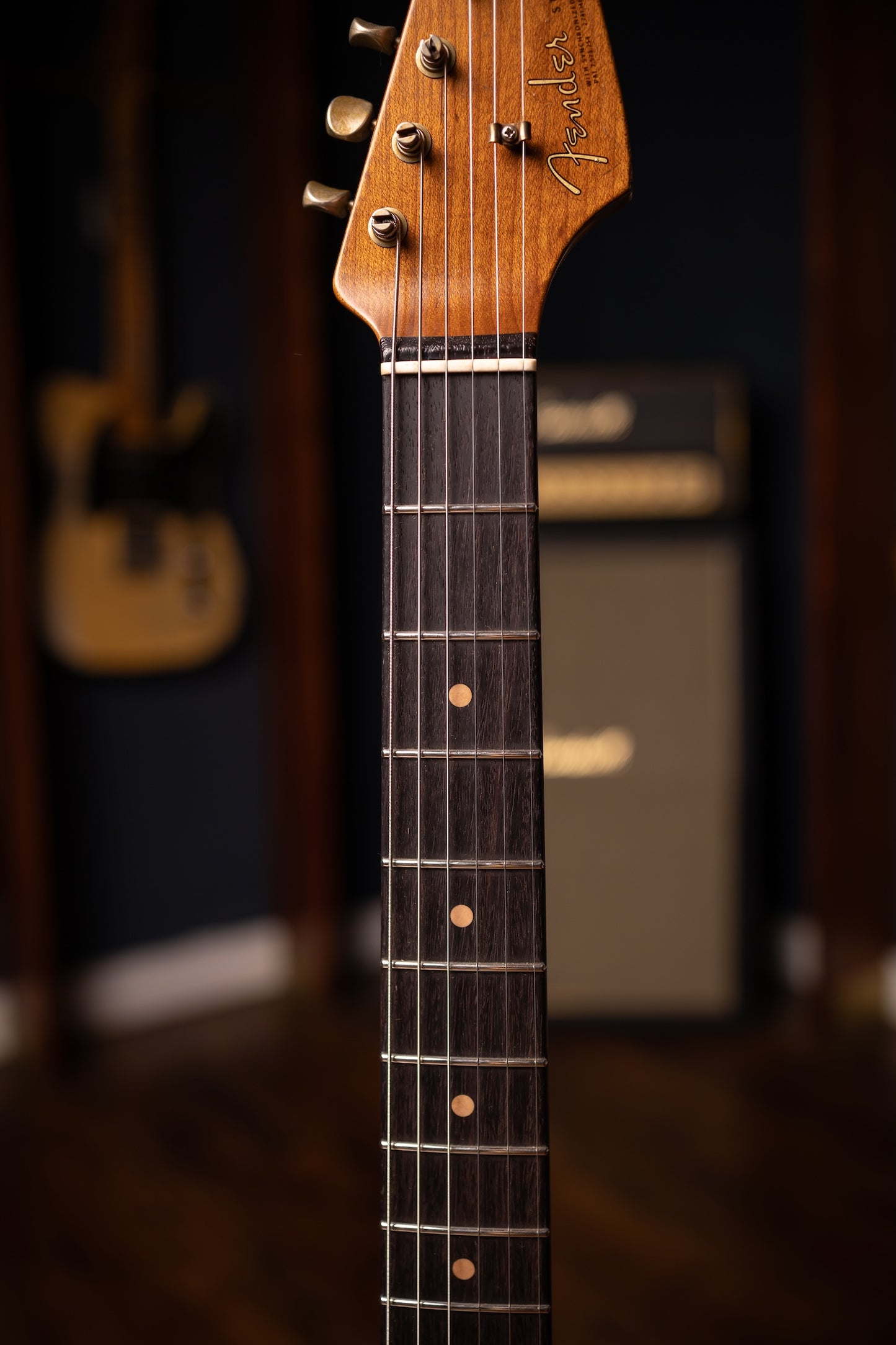 Fender Masterbuilt Todd Krause '63 Stratocaster® Journeyman Relic® Electric Guitar - Sherwood Green Metallic