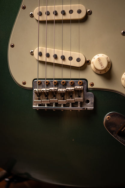 Fender Masterbuilt Todd Krause '63 Stratocaster® Journeyman Relic® Electric Guitar - Sherwood Green Metallic