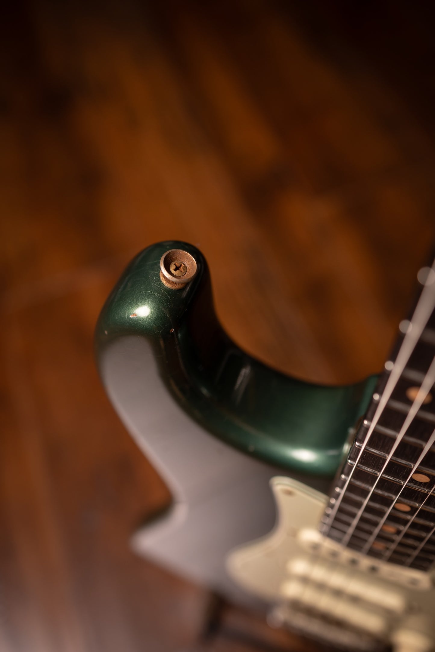 Fender Masterbuilt Todd Krause '63 Stratocaster® Journeyman Relic® Electric Guitar - Sherwood Green Metallic
