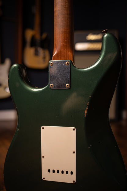 Fender Masterbuilt Todd Krause '63 Stratocaster® Journeyman Relic® Electric Guitar - Sherwood Green Metallic