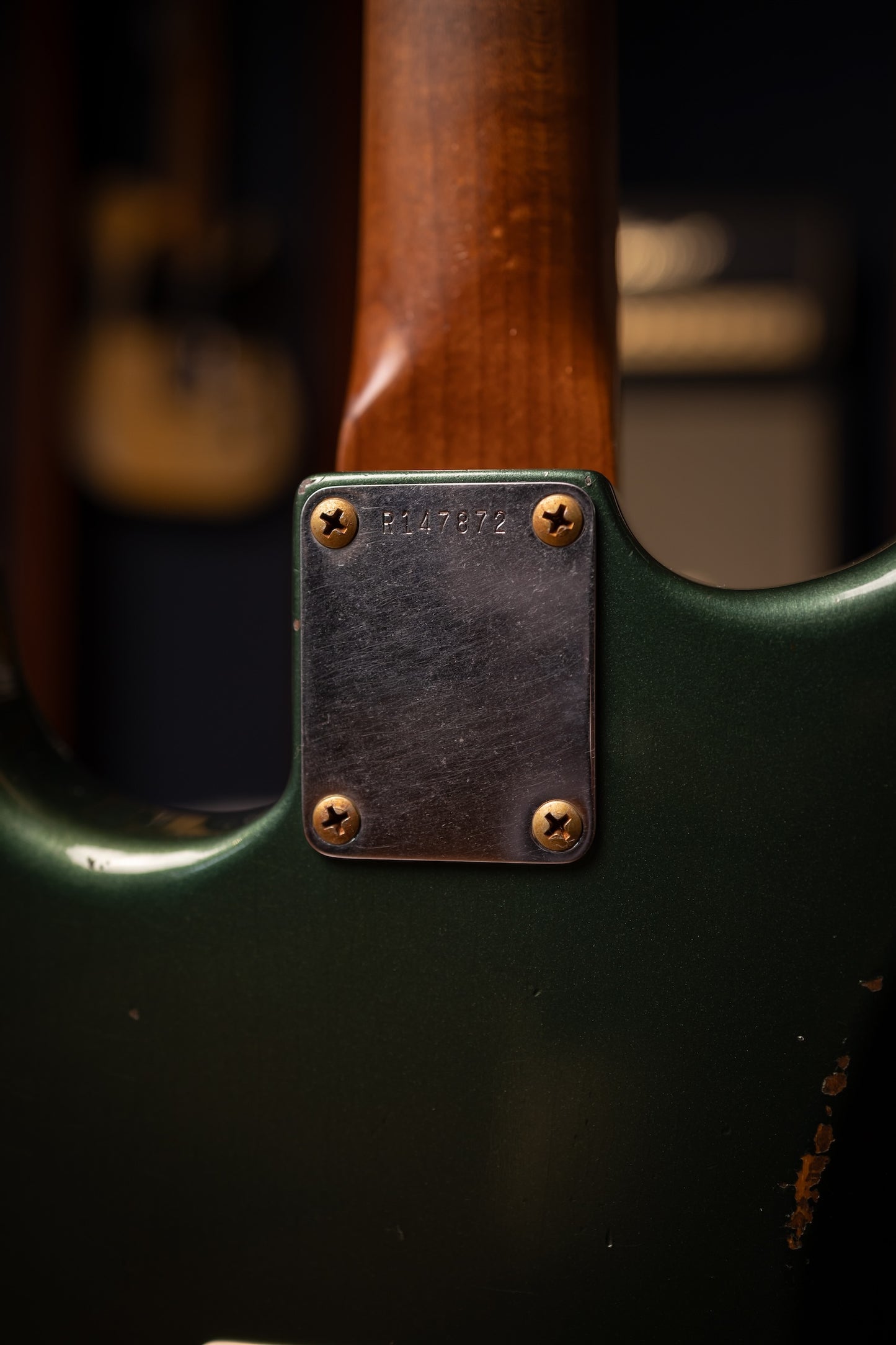 Fender Masterbuilt Todd Krause '63 Stratocaster® Journeyman Relic® Electric Guitar - Sherwood Green Metallic