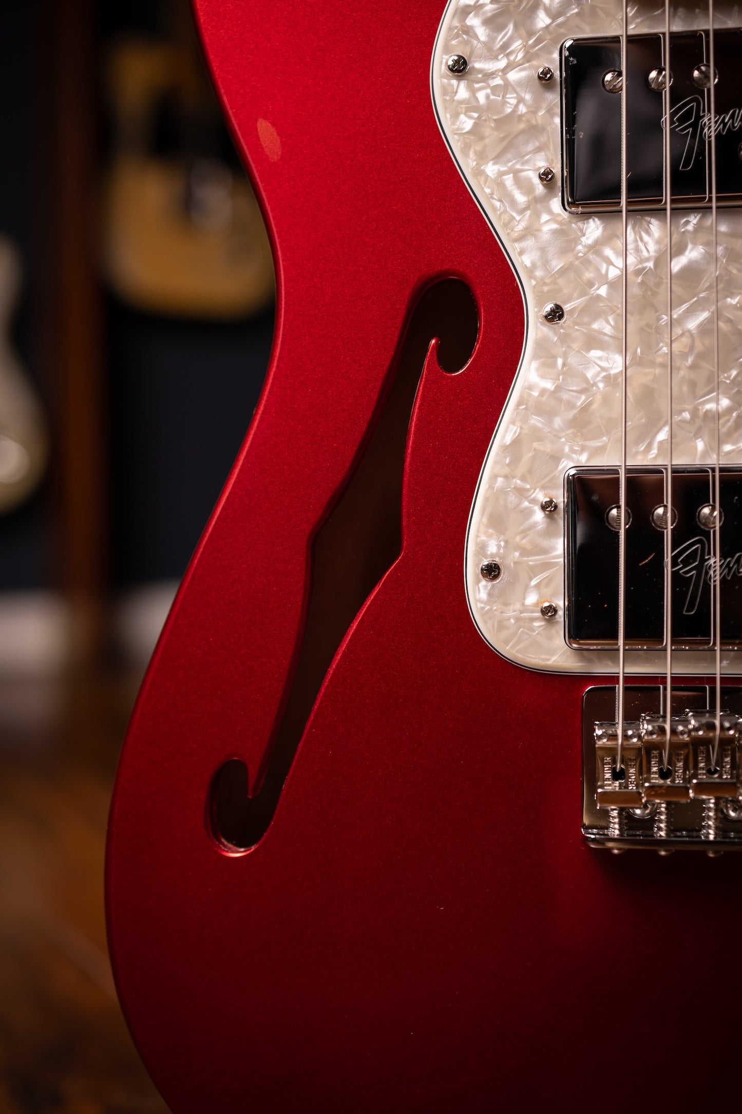 Fender American Vintage II 1972 Telecaster® Thinline  Electric Guitar - Candy Apple Red