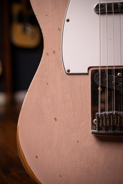 Fender Custom Shop SR25 Telecaster Pro 2025 Relic Electric Guitar - Dirty Shell Pink