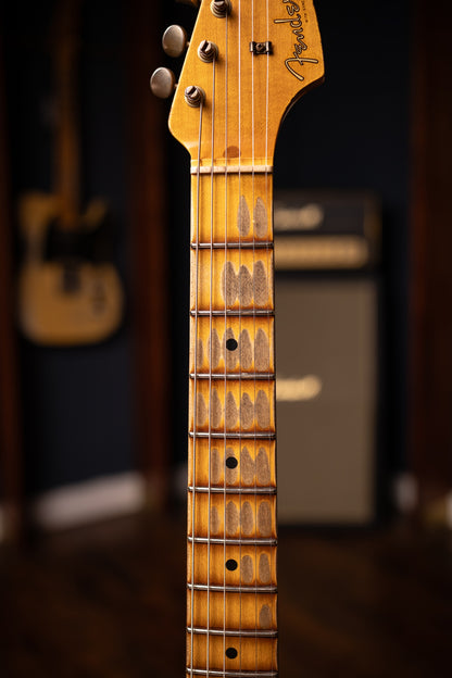 Fender 1957 Stratocaster Heavy Relic Electric Guitar - Aged 2-Color Sunburst