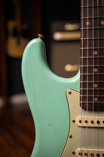 Fender 1959 Stratocaster® Journeyman Relic®  Electric Guitar - Faded Aged Sea Foam Green