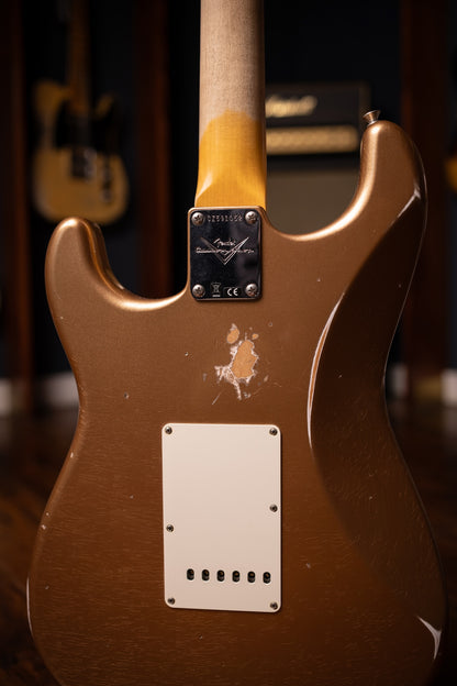 Fender 1967 Stratocaster® Relic Electric Guitar - Aged Firemist Gold
