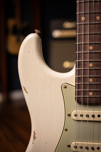 Fender 1962 Stratocaster® Relic® Electric Guitar - Aged Olympic White