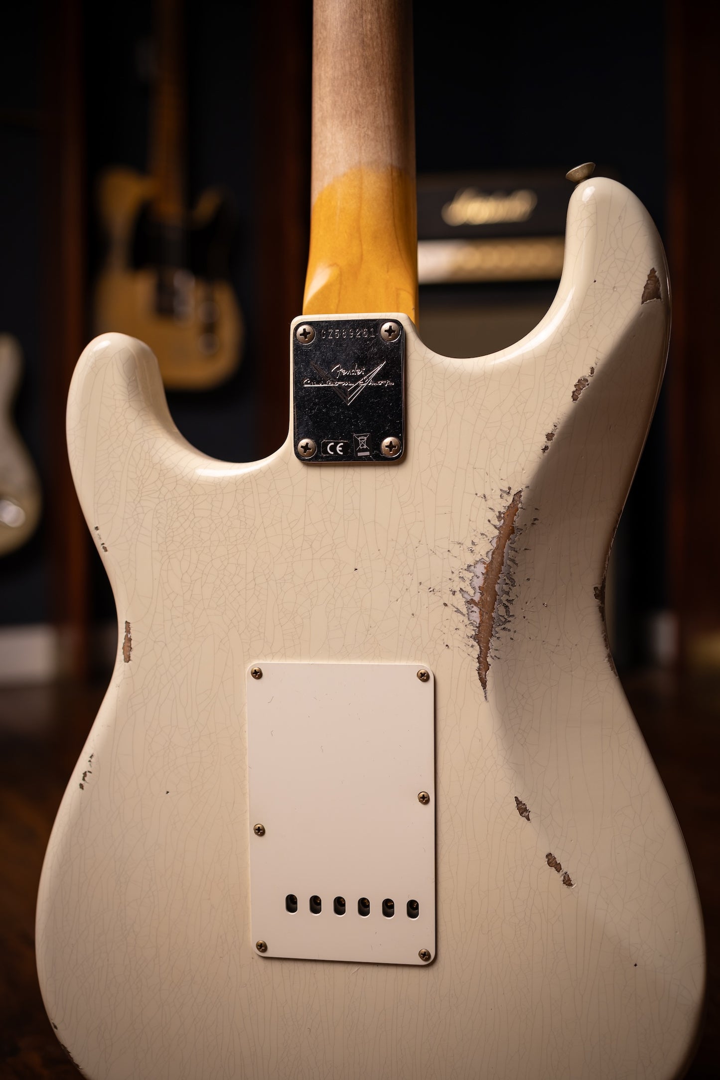 Fender 1962 Stratocaster® Relic® Electric Guitar - Aged Olympic White