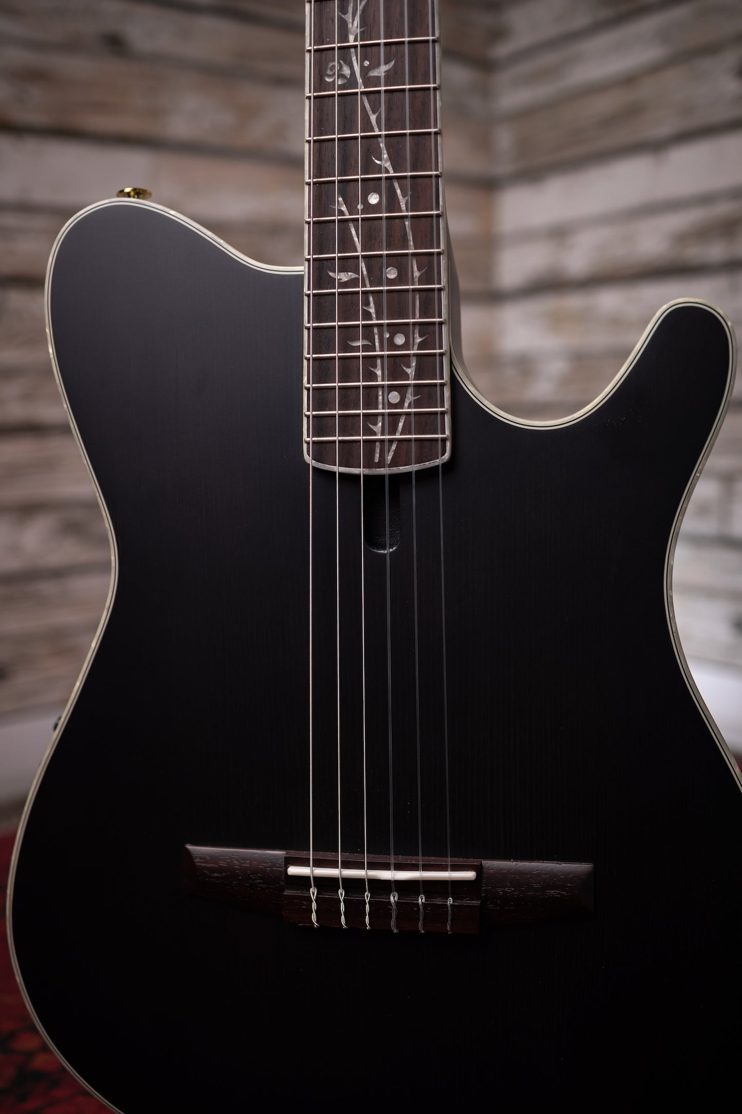 Ibanez TOD10N Tim Henson Signature Nylon-string Acoustic-Electric Guitar - Black